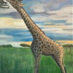 Giraffe at Sunset 2
